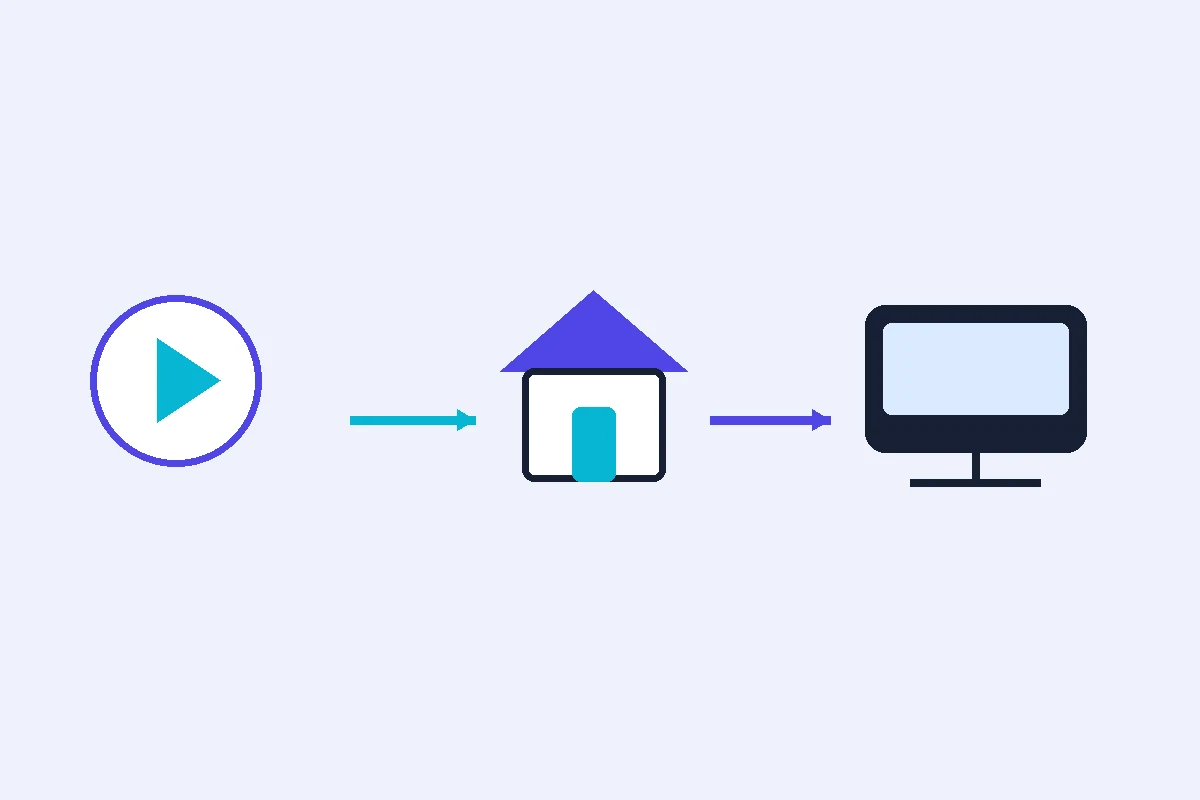 Diagrama autoral sobre prime video na smart tv: instalar, entrar e resolver erros