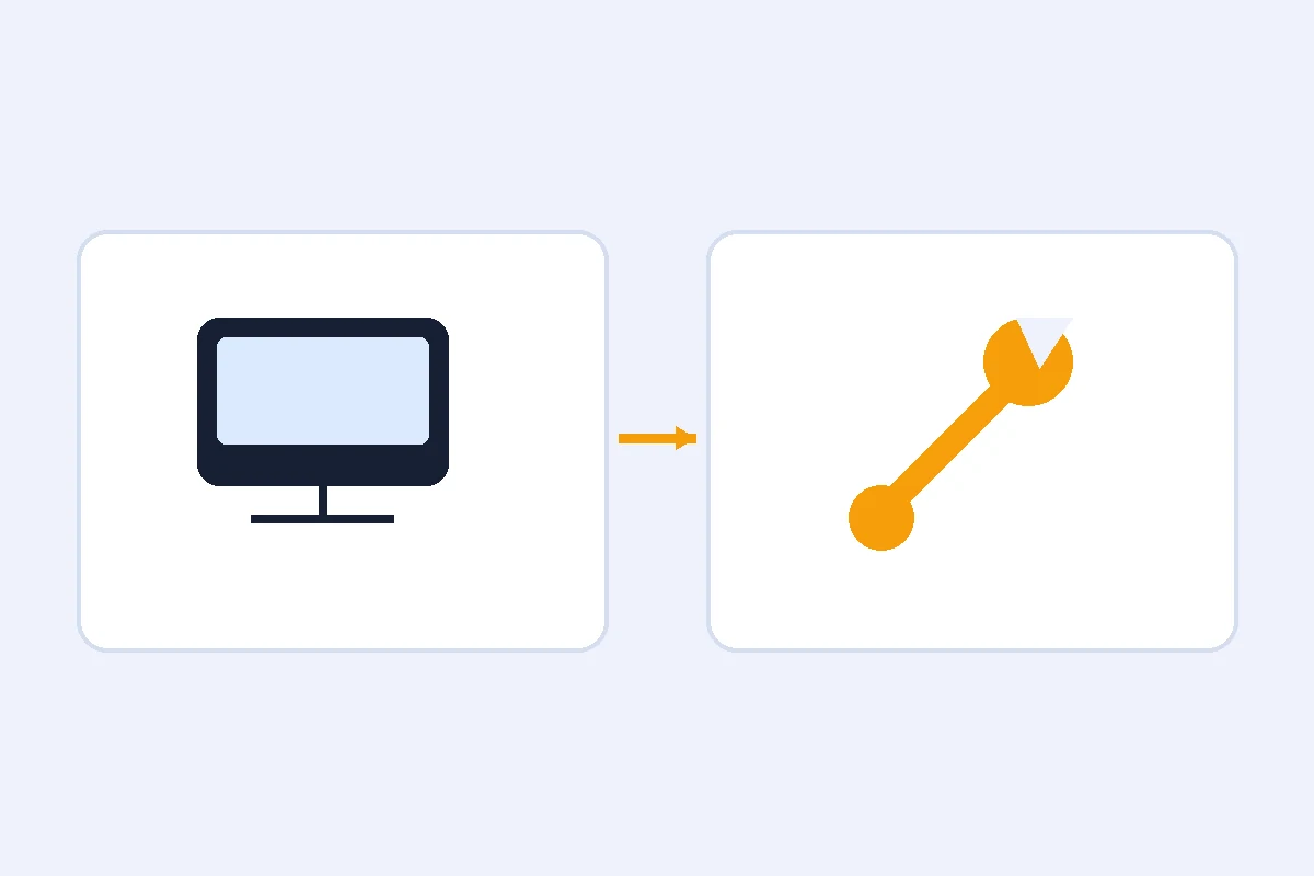 Diagrama autoral sobre o que a tv está tentando fazer entre o logo e a tela inicial